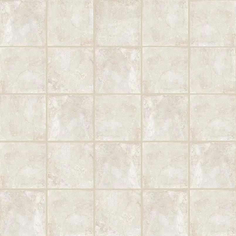 Soreno Ivory Matte Porcelain Mosaics 2x2 close up