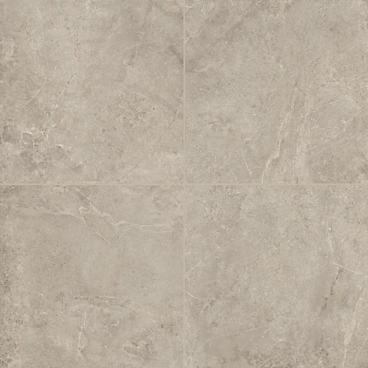 Soreno Taupe Matte Porcelain Tiles 24x24 close up