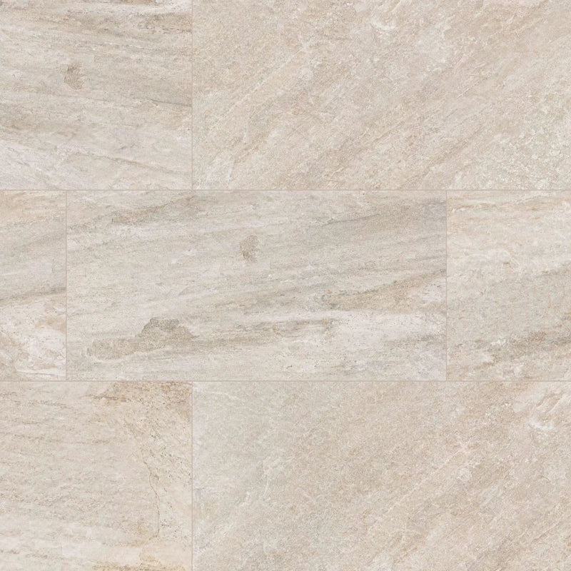 Traktion Stowe Desert Amber Matte Slate Look Porcelain Tiles 24x48 close up