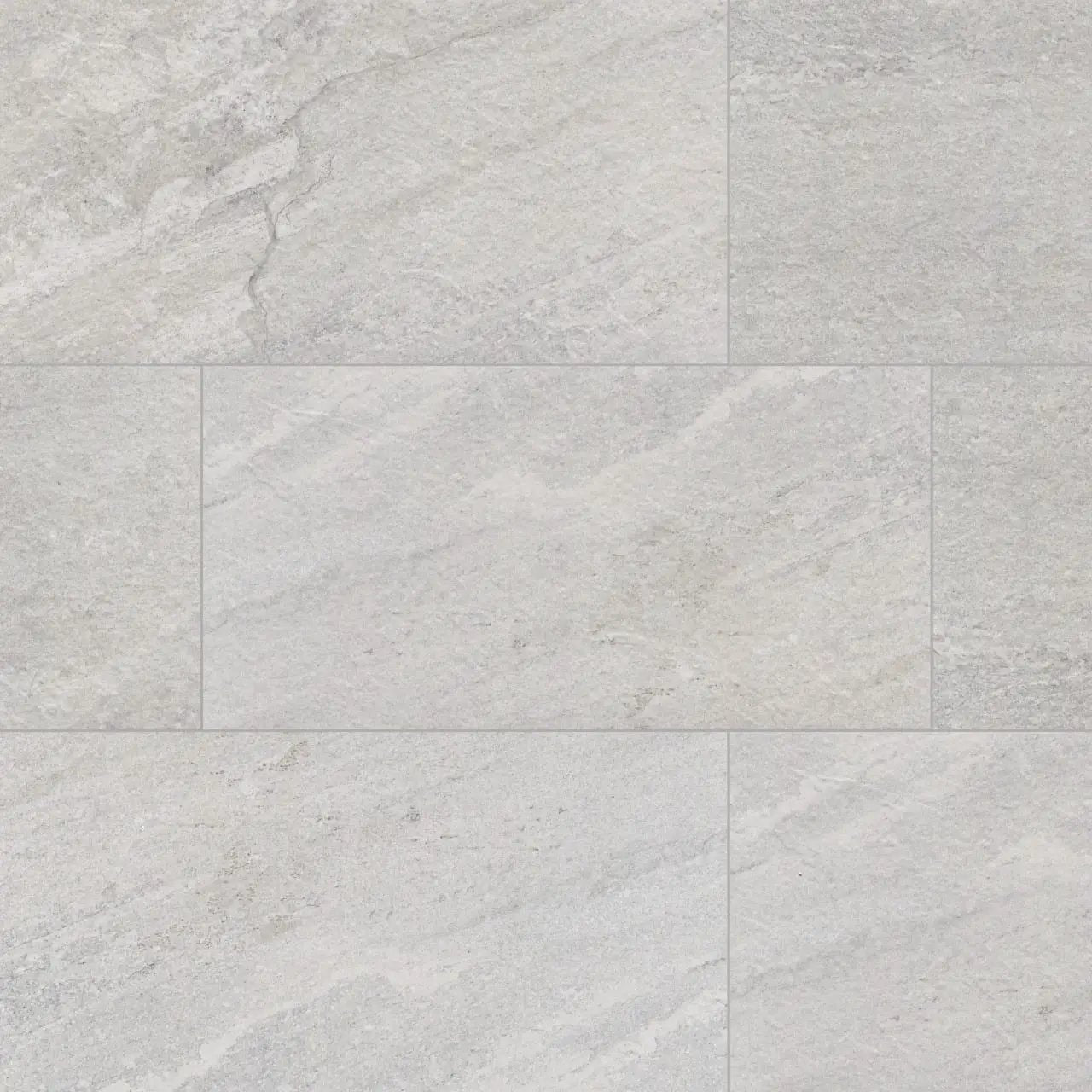 Traktion Stowe Silver Dune Matte Slate Look Porcelain Tiles 15x30 close up