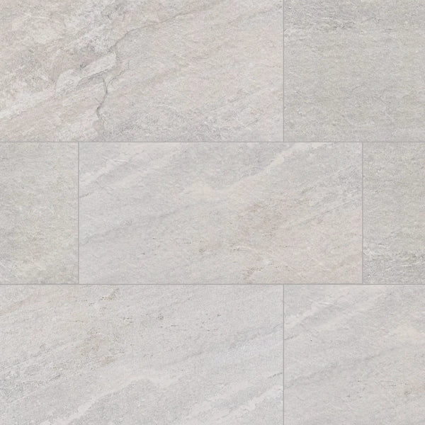 Traktion Stowe Silver Dune Matte Slate Look Porcelain Tiles 15x30, photo 2 of 5