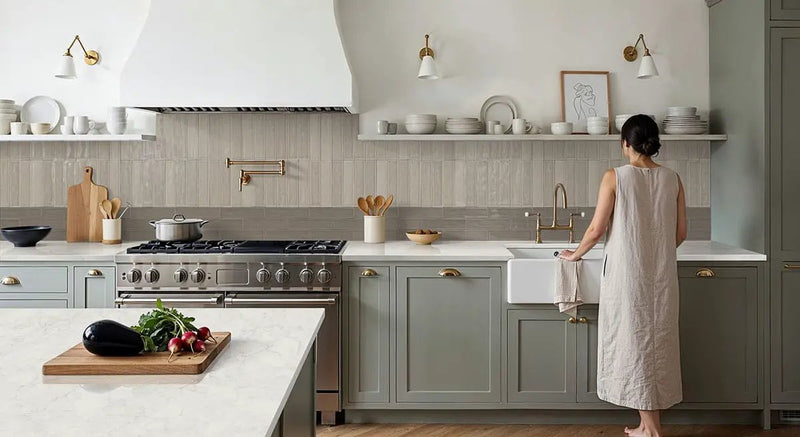 Dune 4x4 Glossy Ceramic Mosaics 2x8 by MSI Surfaces