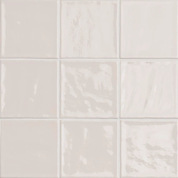 Ivory 4x4 Glossy Ceramic Mosaics 2