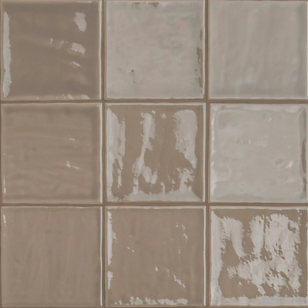Umber 4x4 Glossy Ceramic Mosaics