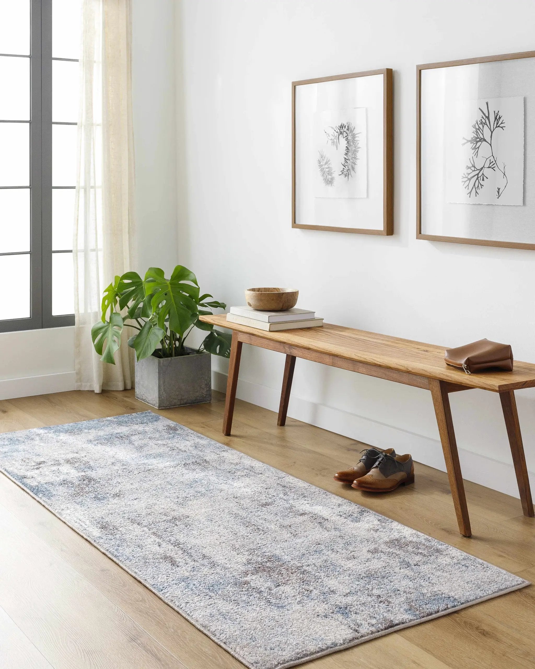 Netherfield Abstract Gray Rug by Boutique Rugs