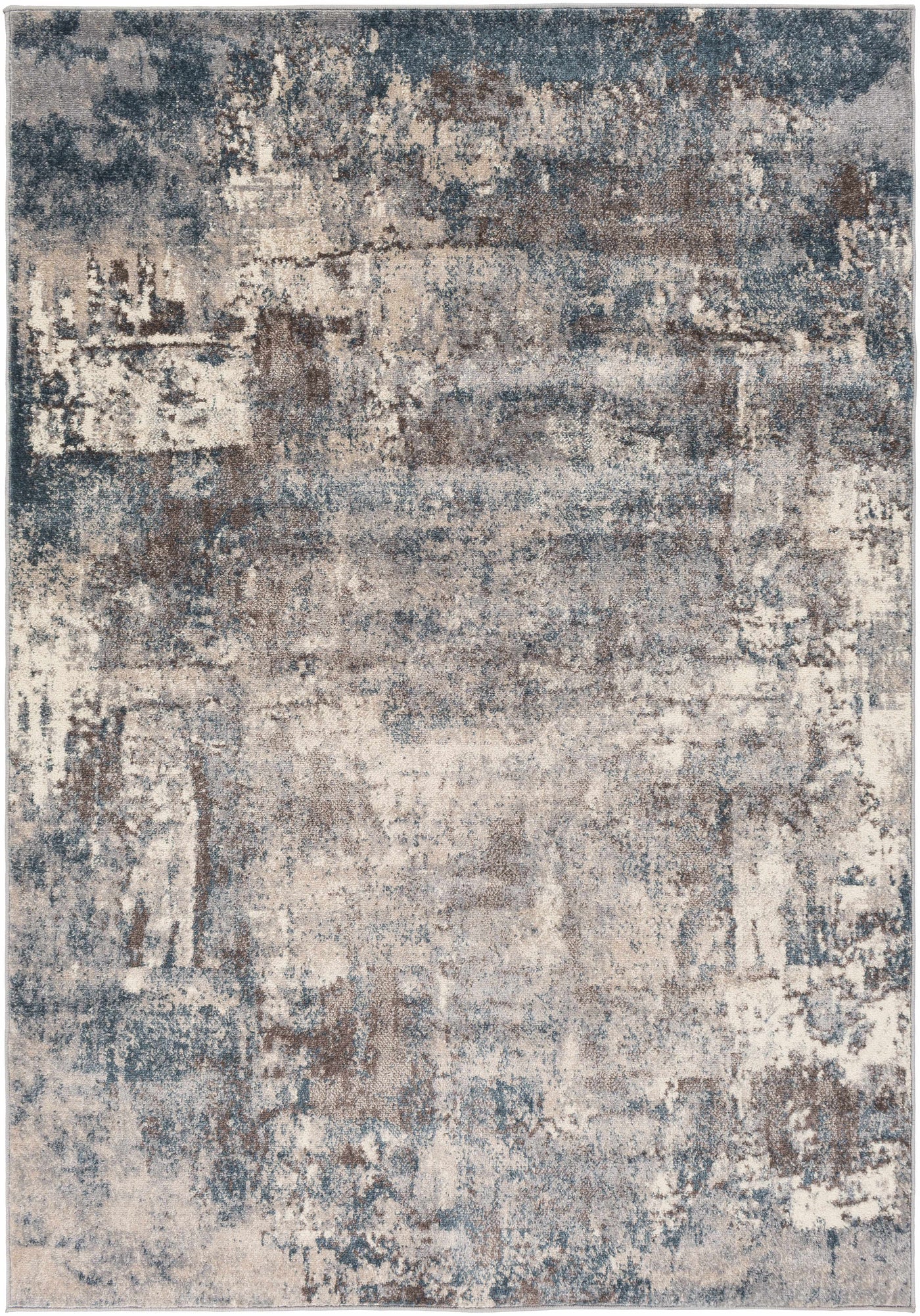 Netherfield Abstract Gray Rug by Boutique Rugs