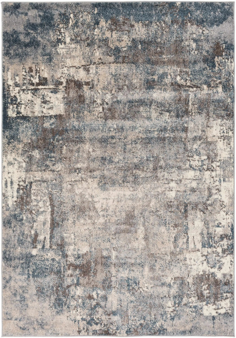 Netherfield Abstract Gray Rug by Boutique Rugs