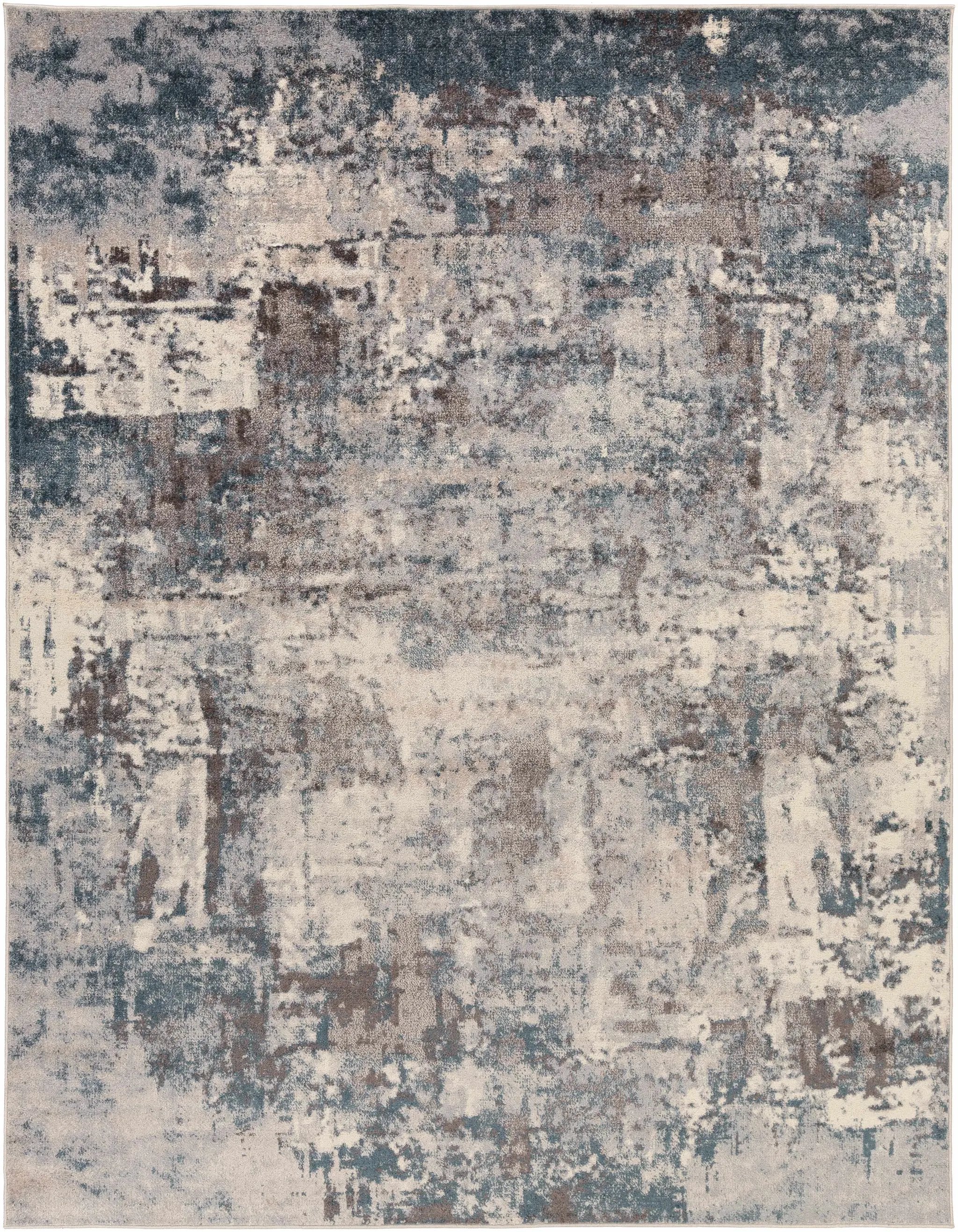 Netherfield Abstract Gray Rug by Boutique Rugs