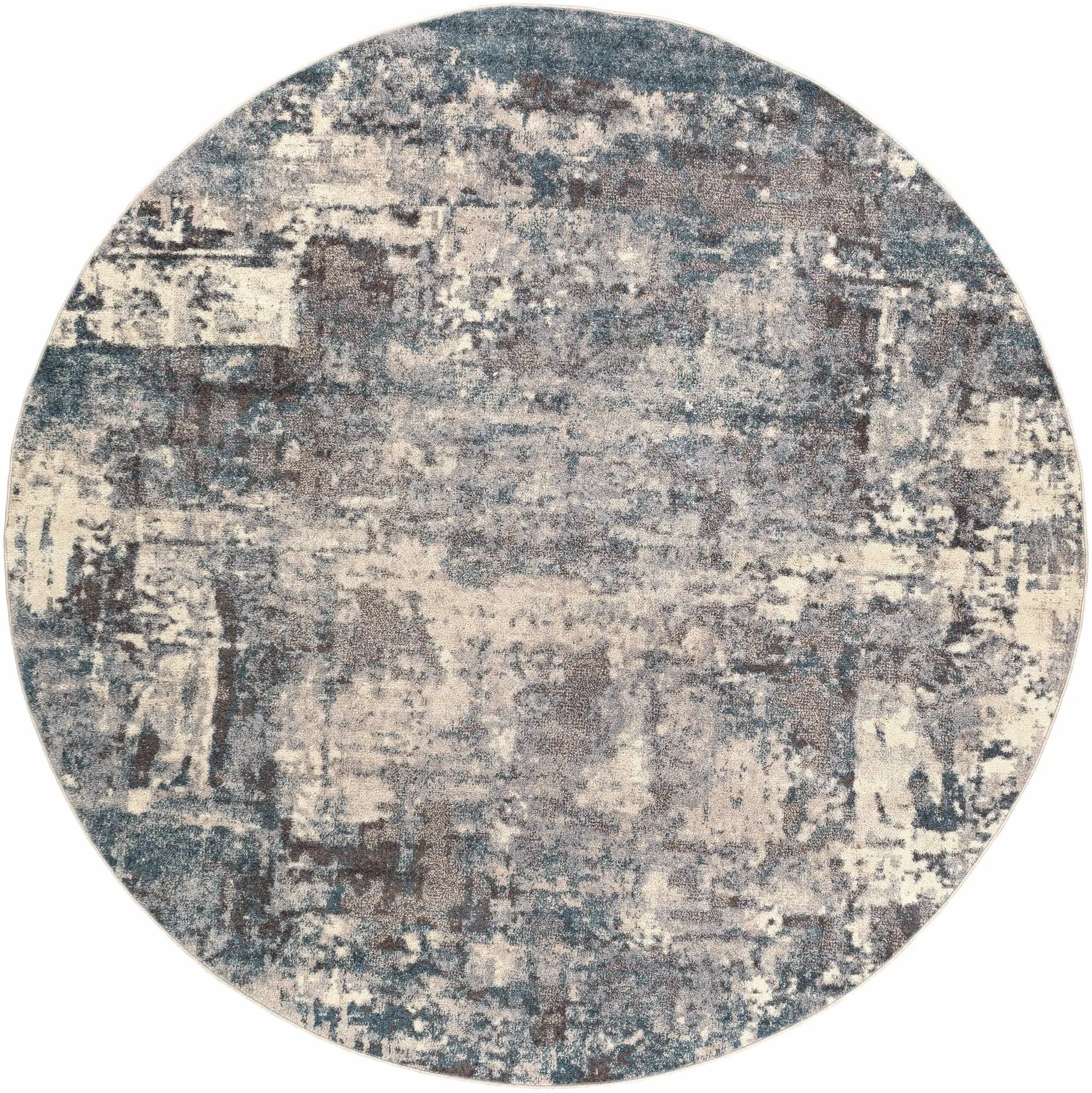 Netherfield Abstract Gray Rug by Boutique Rugs