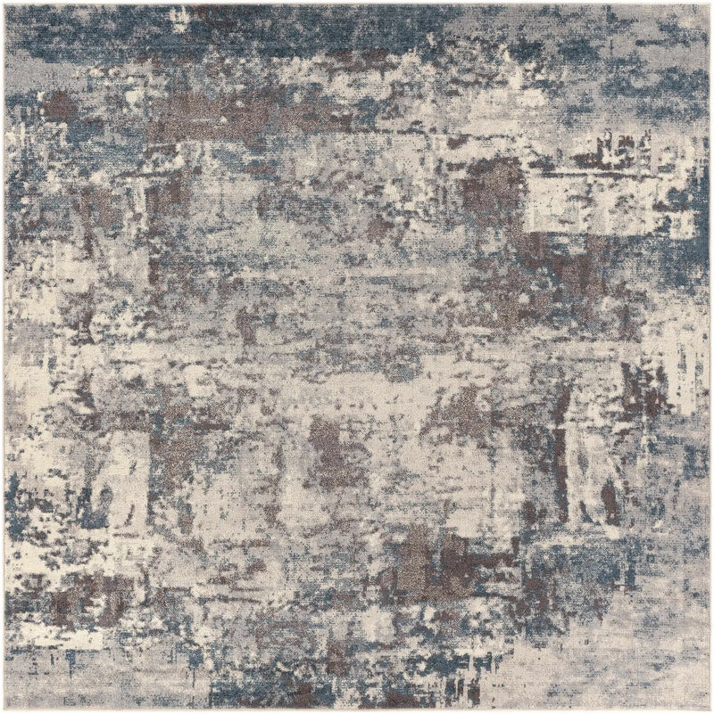 Netherfield Abstract Gray Rug by Boutique Rugs