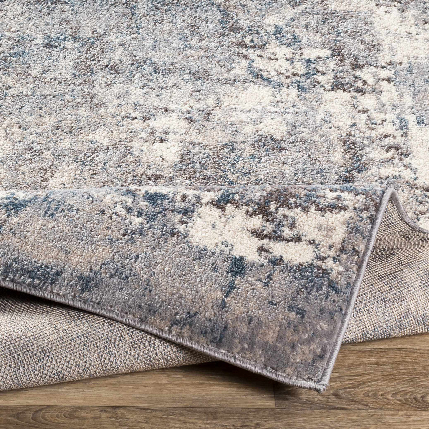 Netherfield Abstract Gray Rug by Boutique Rugs
