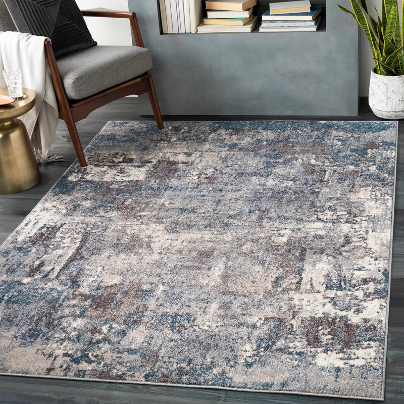 Netherfield Abstract Gray Rug by Boutique Rugs