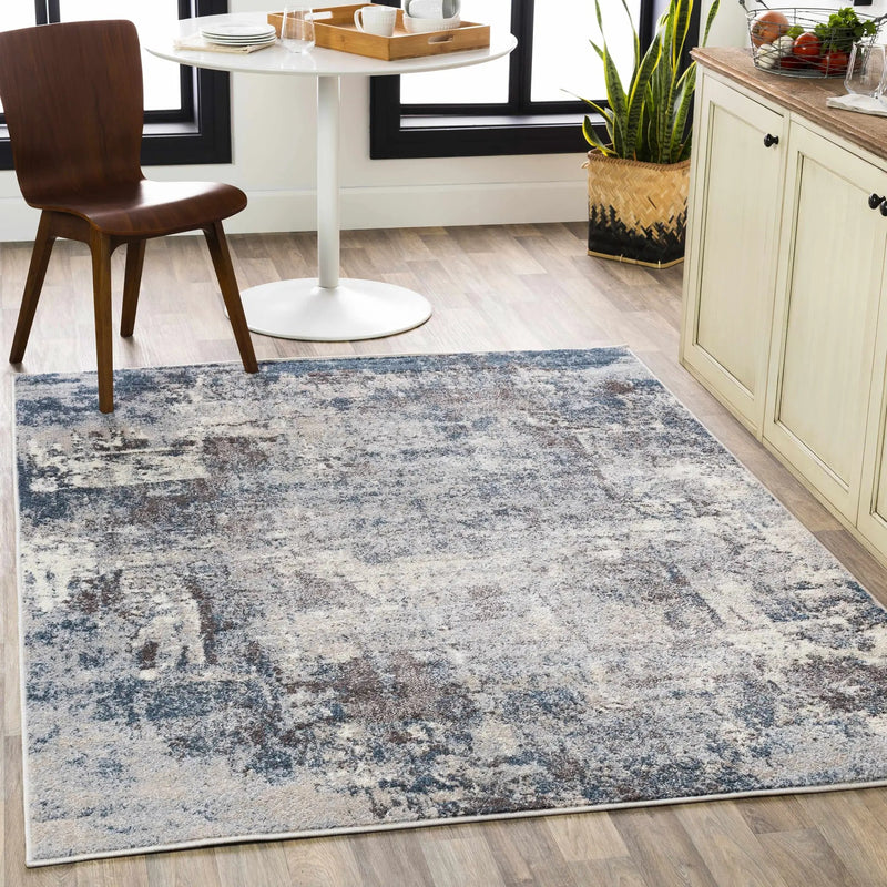 Netherfield Abstract Gray Rug by Boutique Rugs