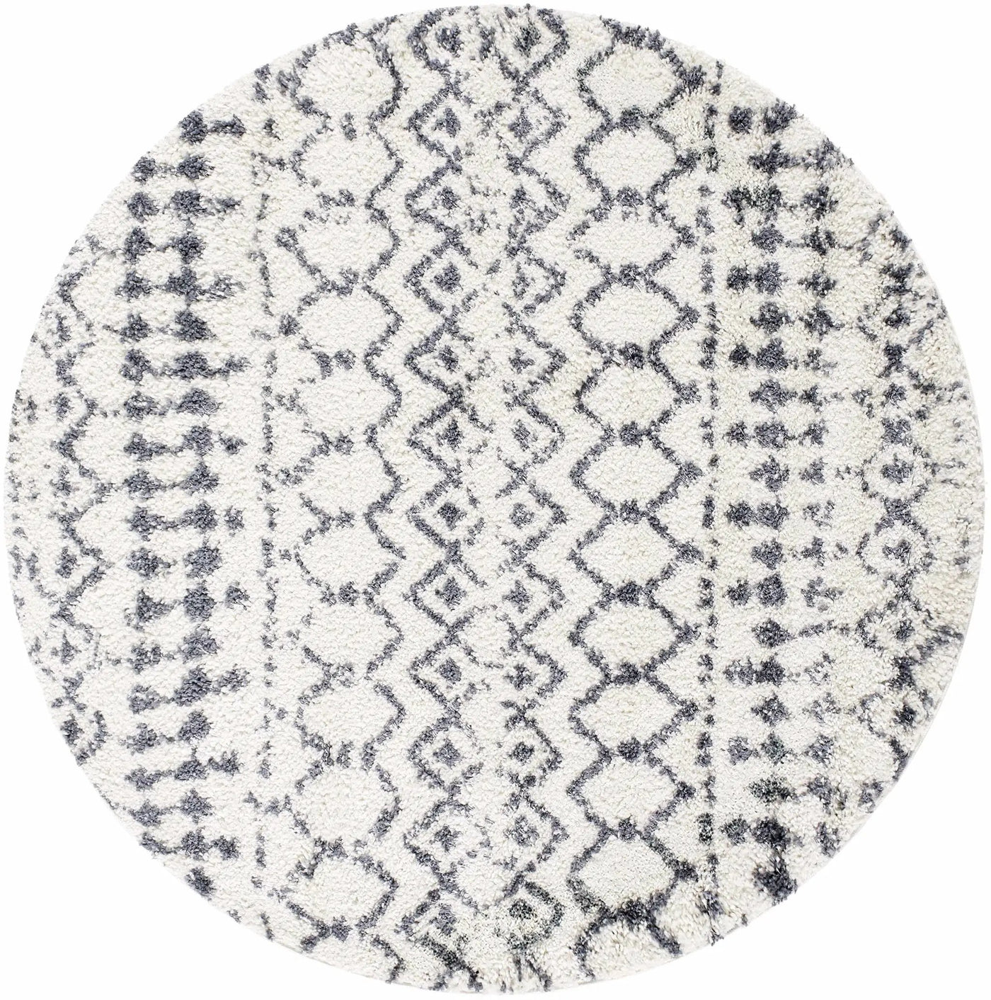 White Gray Navassa Rug - Clearance by Boutique Rugs