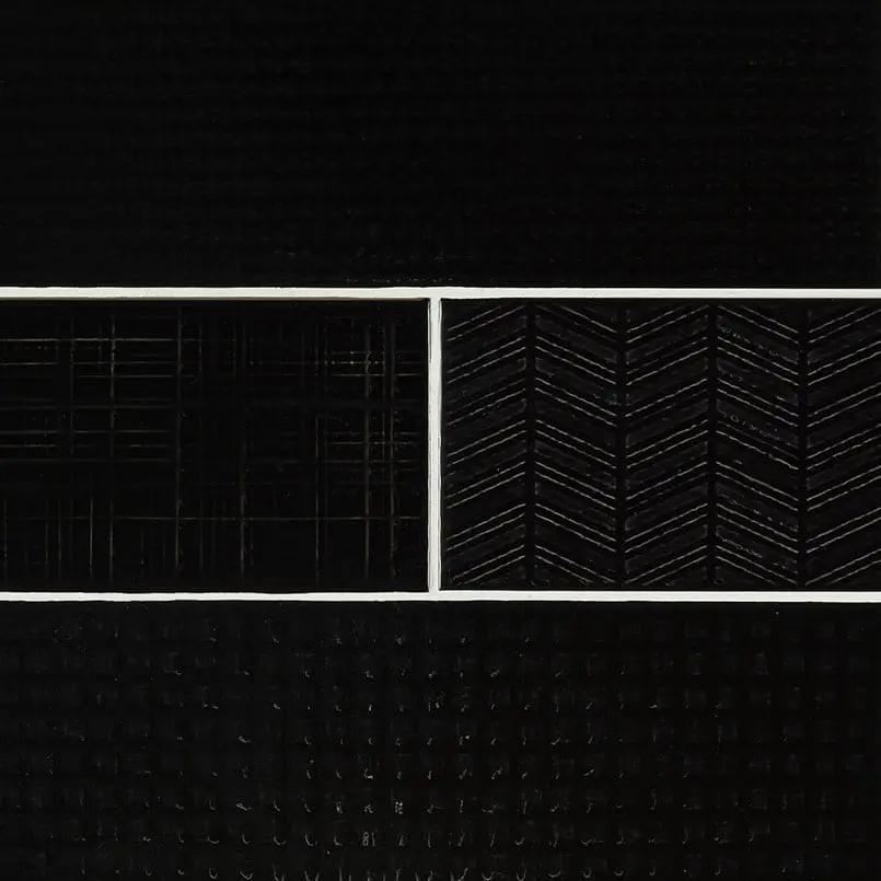 Urbano Ink Tile Glossy Ceramic Mosaics 4x12 2 close up