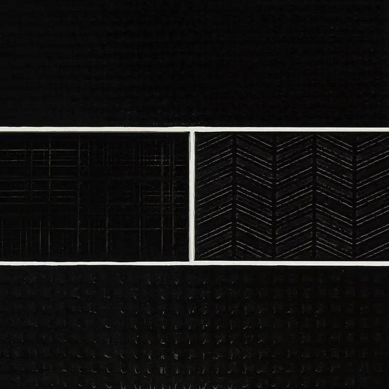 Urbano Ink Tile Glossy Ceramic Mosaics 4x12 2 close up
