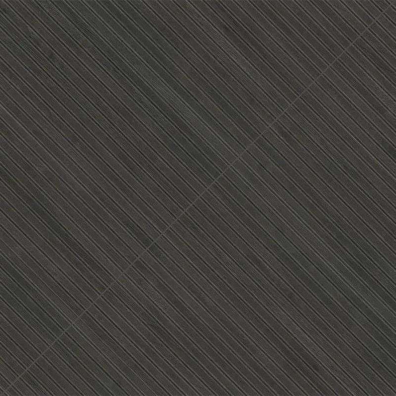 Urbanslat Carbon Matte Ceramic Mosaics 16x48 angled view