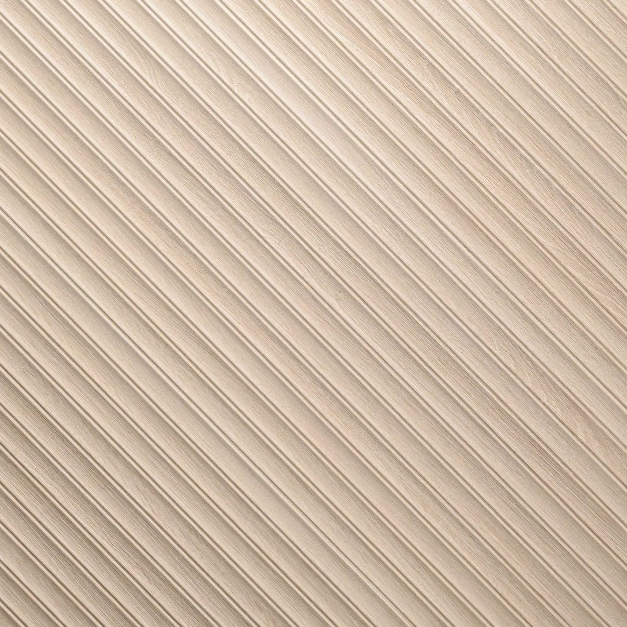 Urbanslat Flute Maple Matte Ceramic Mosaics 16x48 angled view