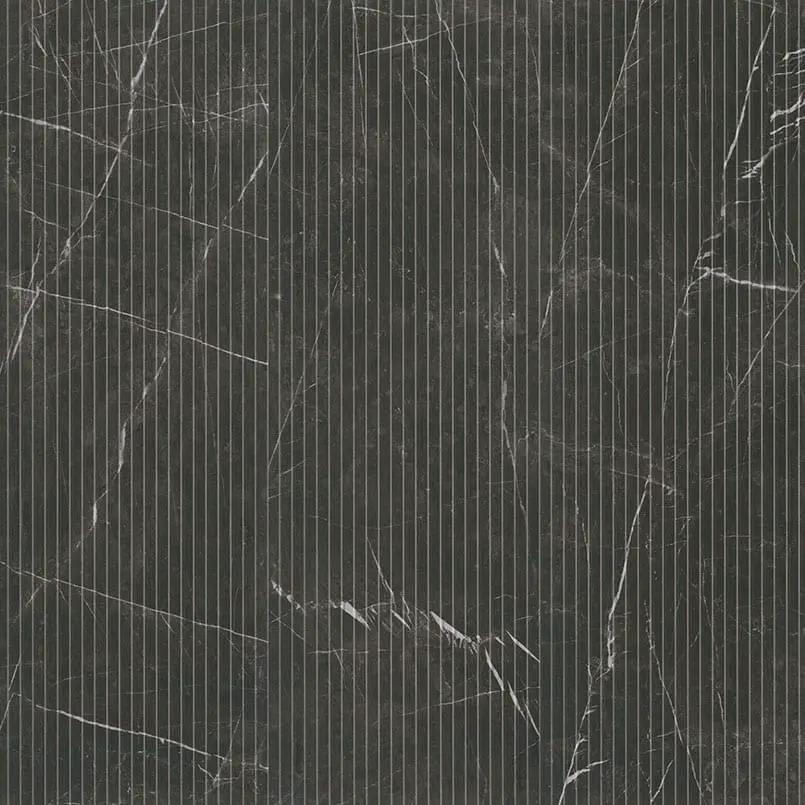 Urbanslat Marmi Noir Satin Ceramic Mosaics 16x48 close up