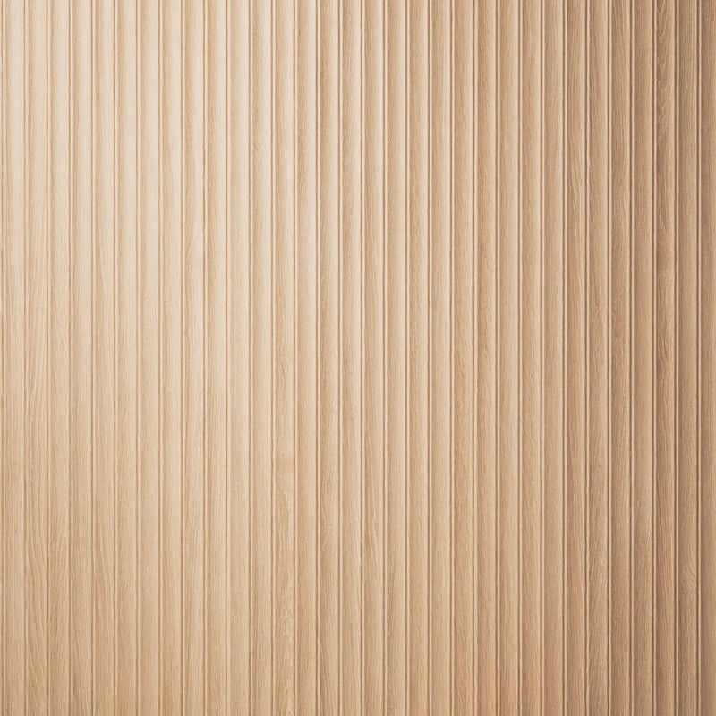 Urbanslat Flute Oak Matte Ceramic Mosaics 16x48 close up