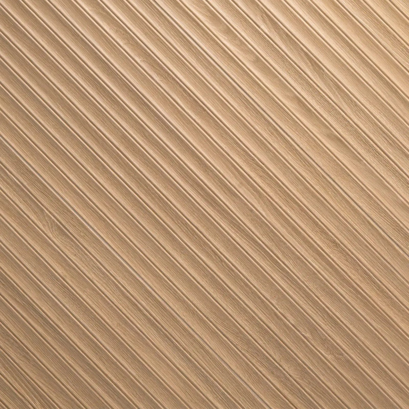 Urbanslat Flute Timber Matte Ceramic Mosaics 16x48 angled view