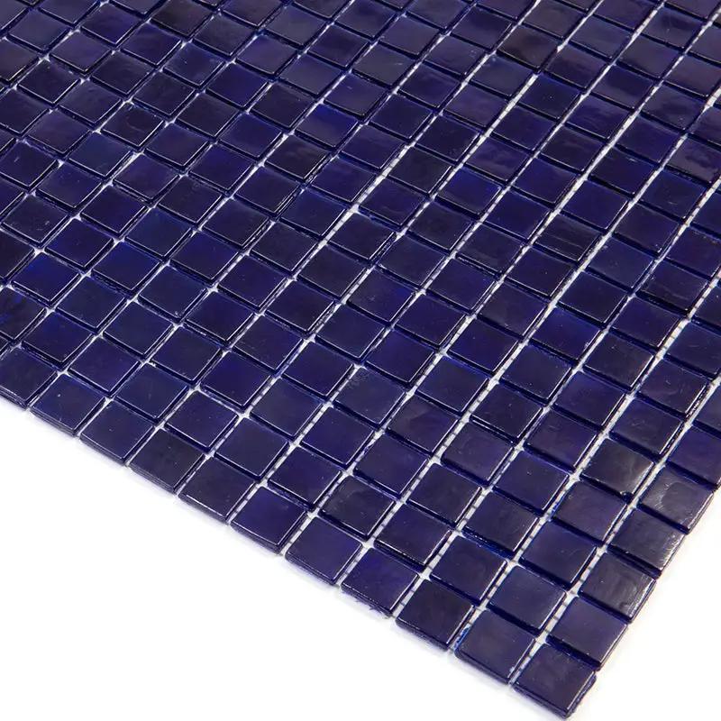 Indigo Blue 12x12 Uniform Square Glossy Glass Mosaic Tile (20 pack, 18.69 sq ft/case) by Apollo Tile