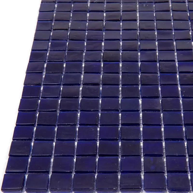 Indigo Blue 12x12 Uniform Square Glossy Glass Mosaic Tile (20 pack, 18.69 sq ft/case) by Apollo Tile