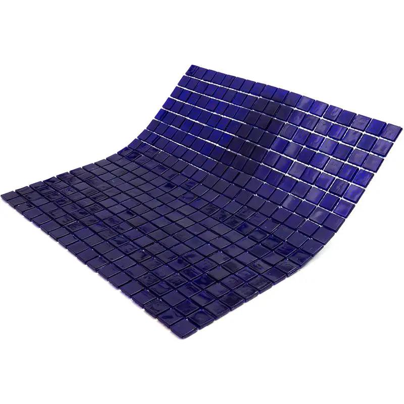 Indigo Blue 12x12 Uniform Square Glossy Glass Mosaic Tile (20 pack, 18.69 sq ft/case) by Apollo Tile