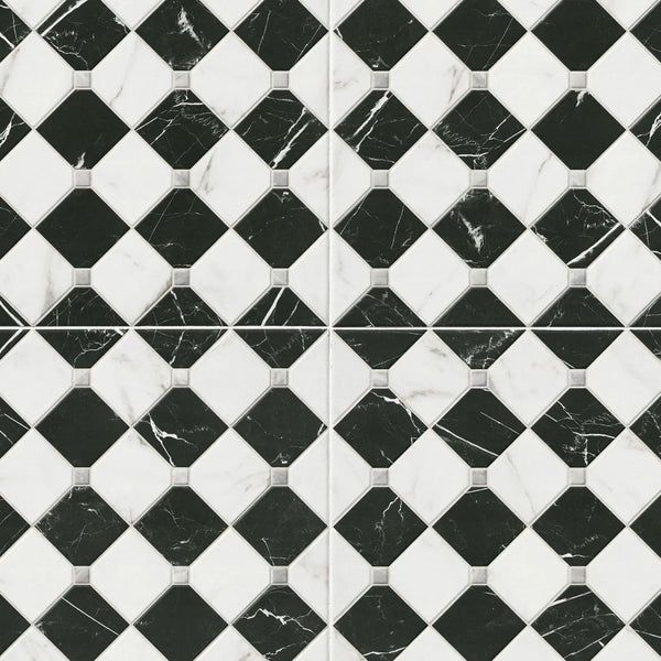 Casa Tuxedo Matte Porcelain Tiles 17x17, photo 2 of 5