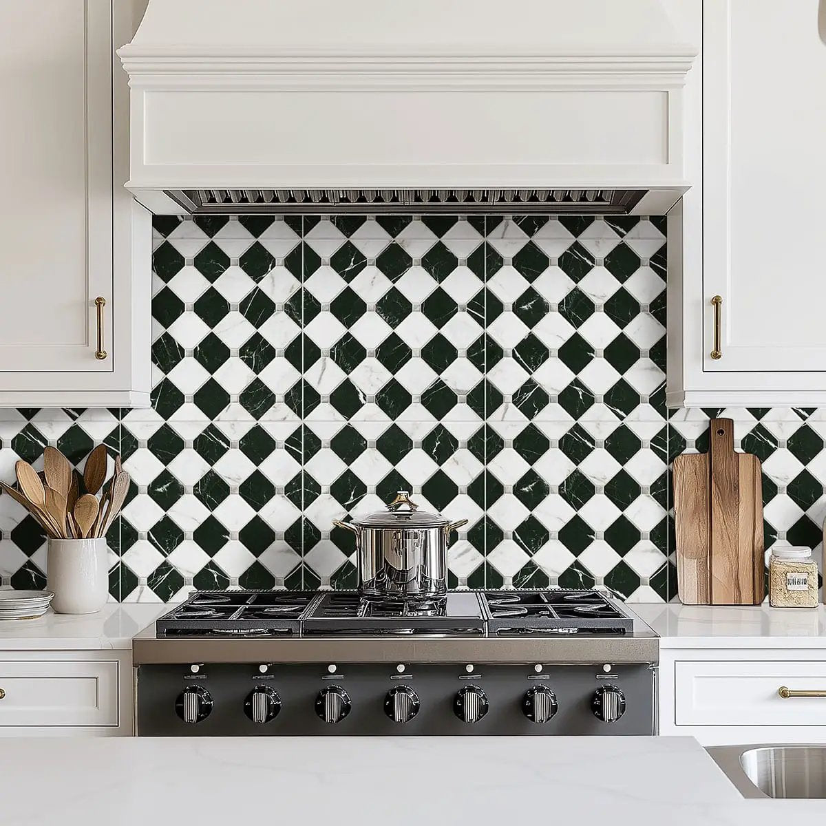 Casa Tuxedo Matte Porcelain Tiles 17x17 in a finished room