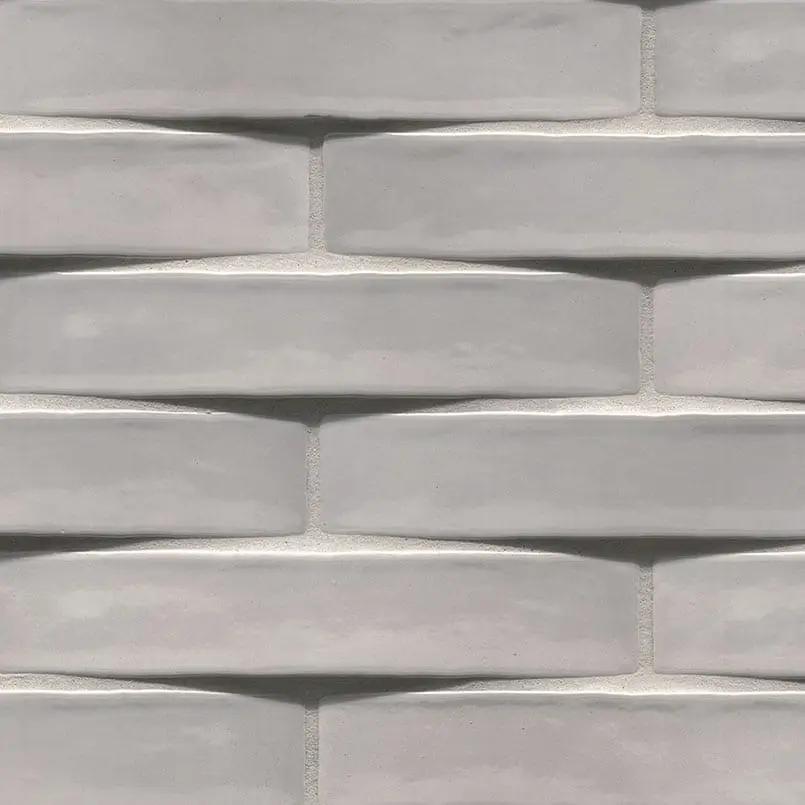 Ash Glossy Ceramic Mosaics 2x10 by MSI Surfaces