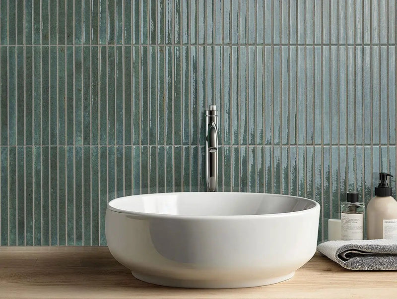 Caraibi Glossy Porcelain Mosaics 5x10 by MSI Surfaces