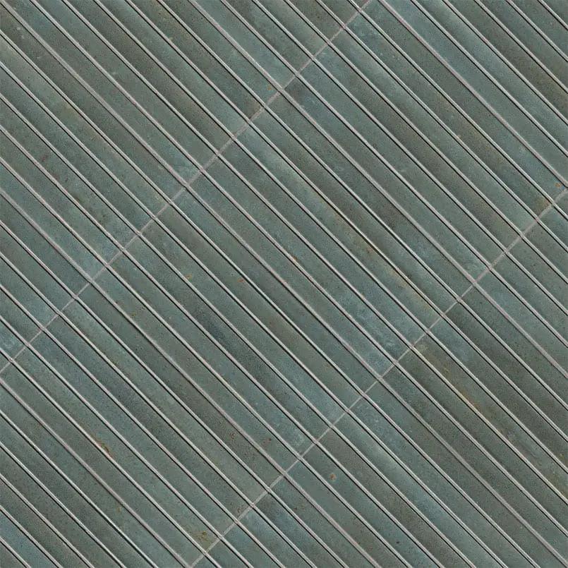 Caraibi Glossy Porcelain Mosaics 5x10 by MSI Surfaces