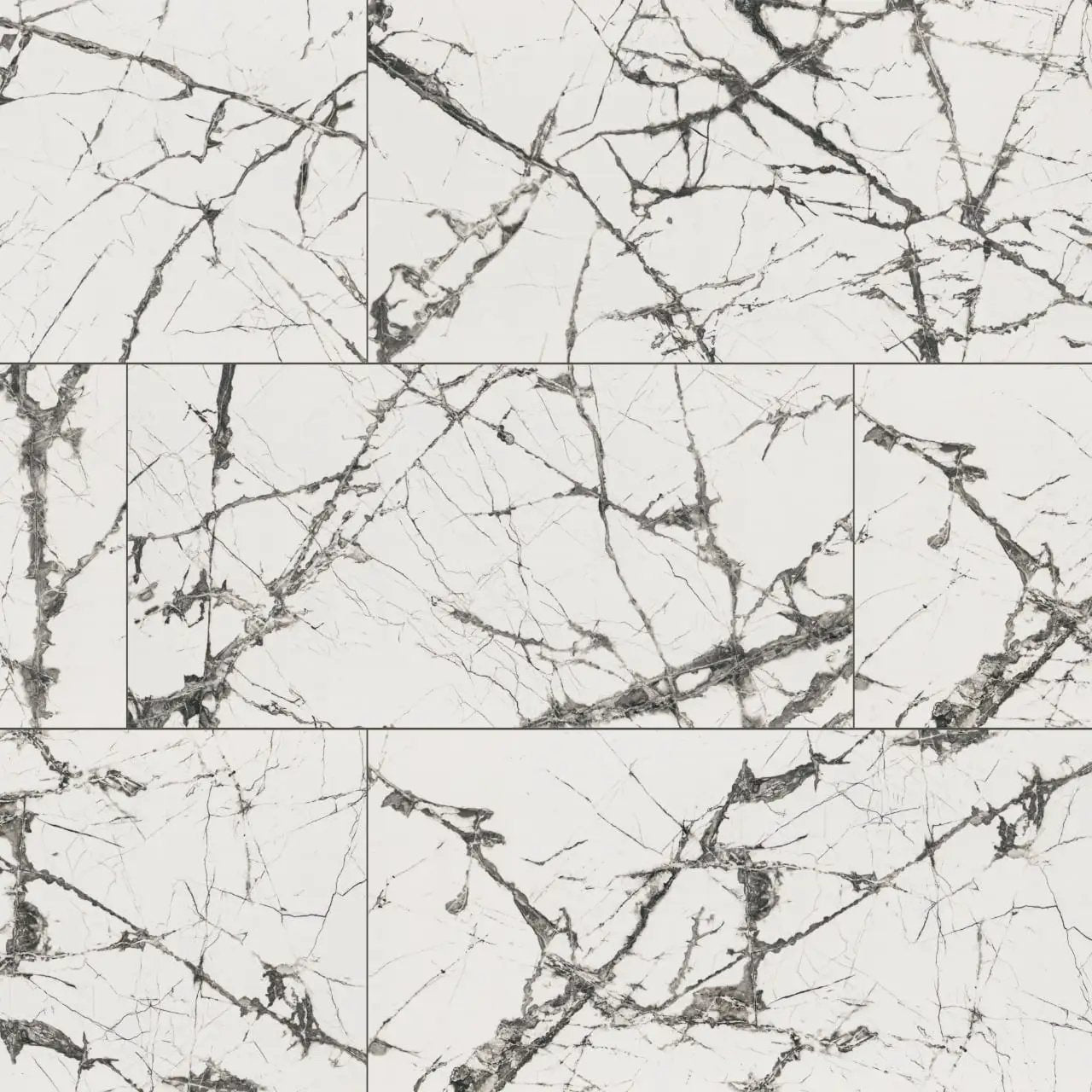 Exotika Lux Iceberg 24x48 Polished Marble Look Porcelain Tiles close up