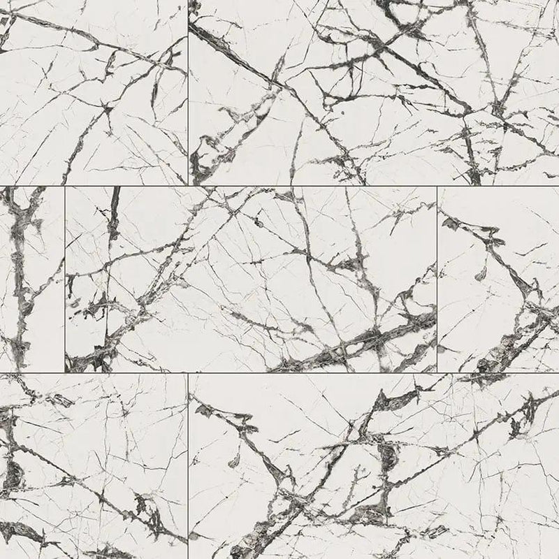 Exotika Lux Iceberg 24x48 Polished Marble Look Porcelain Tiles close up