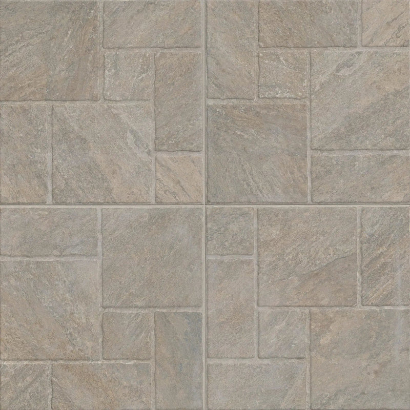 Marlu Dune Matte Slate Look Porcelain Tiles 18x18 by MSI Surfaces