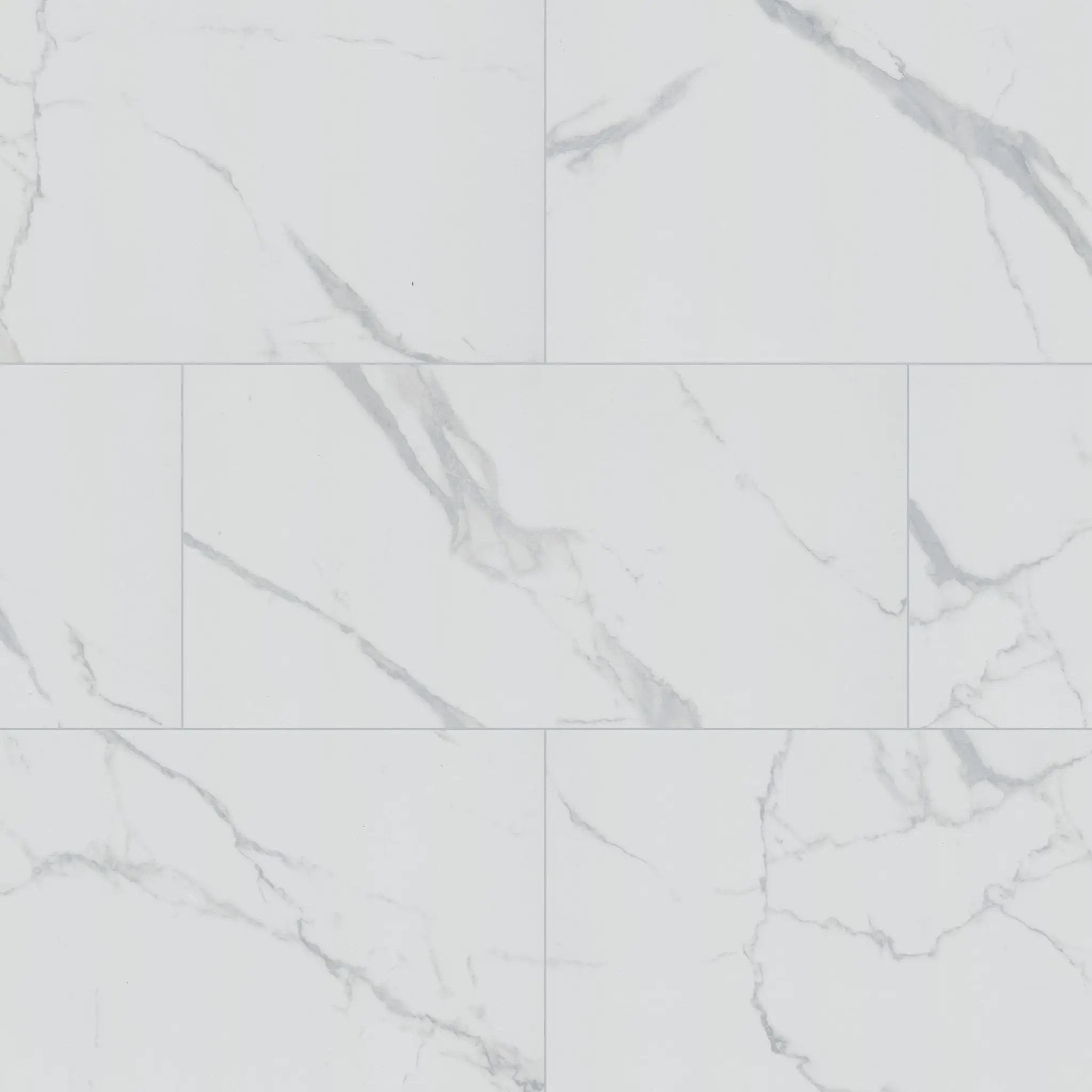 Roman Statuario Matte Marble Look Porcelain Tiles 12x24 by MSI Surfaces