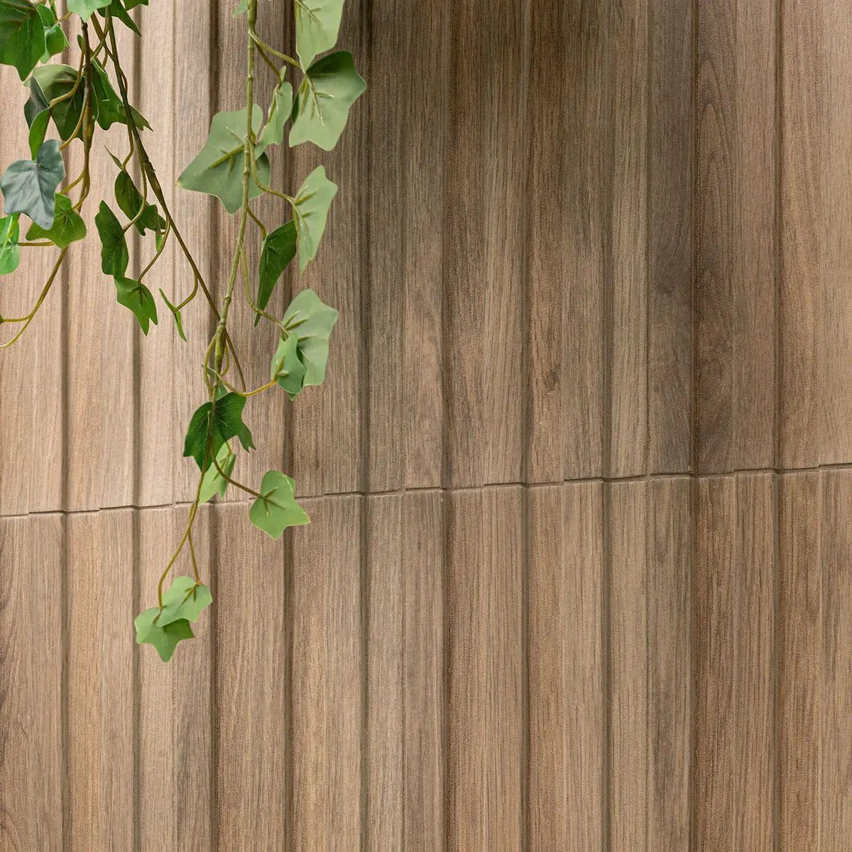 Camel Matte Porcelain Mosaics 6x16 in a finished room