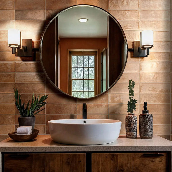 Coral 4x12 Matte Ceramic Mosaics, photo 2 of 5