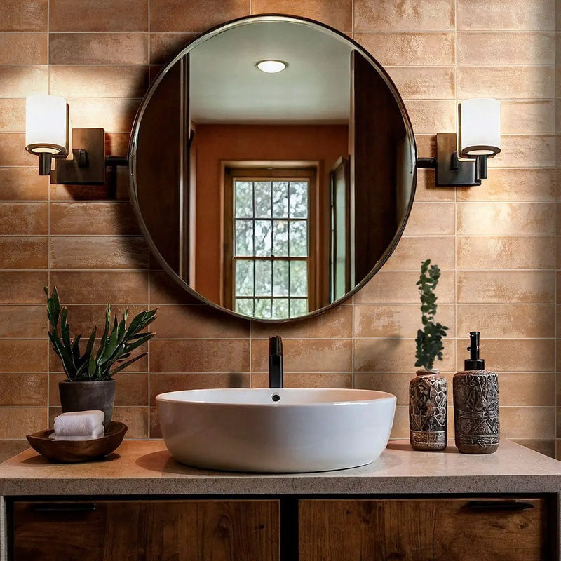 Coral 4x12 Matte Ceramic Mosaics by MSI Surfaces