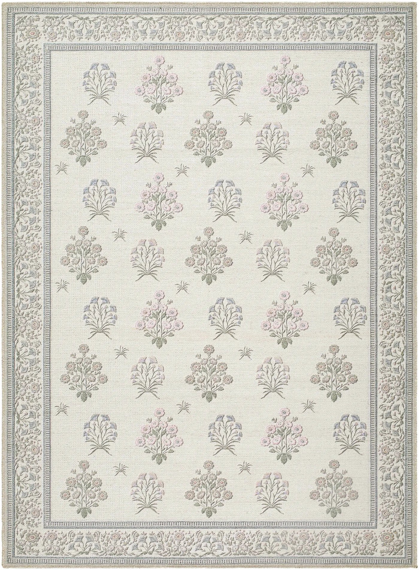 Aquene Ivory Washable Area Rug by Boutique Rugs