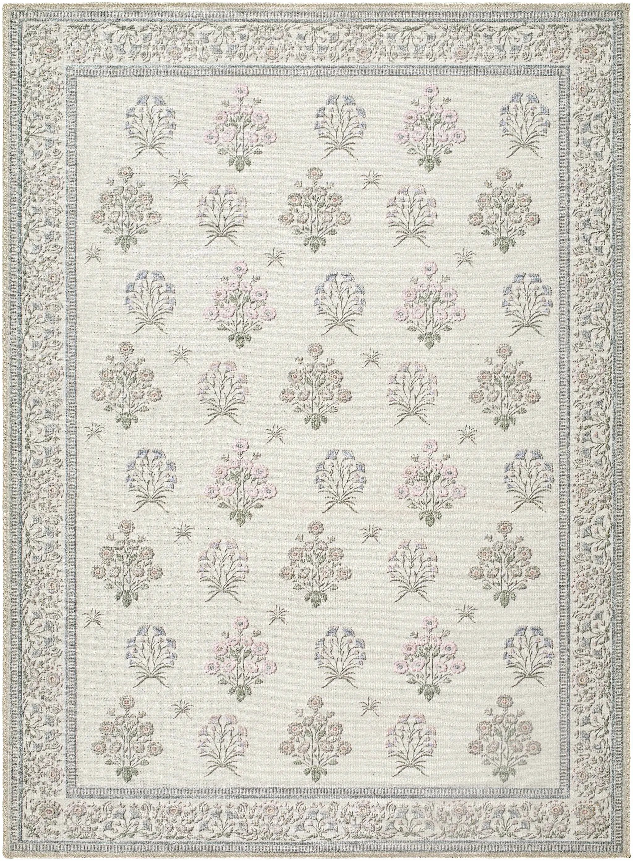 Aquene Ivory Washable Area Rug by Boutique Rugs