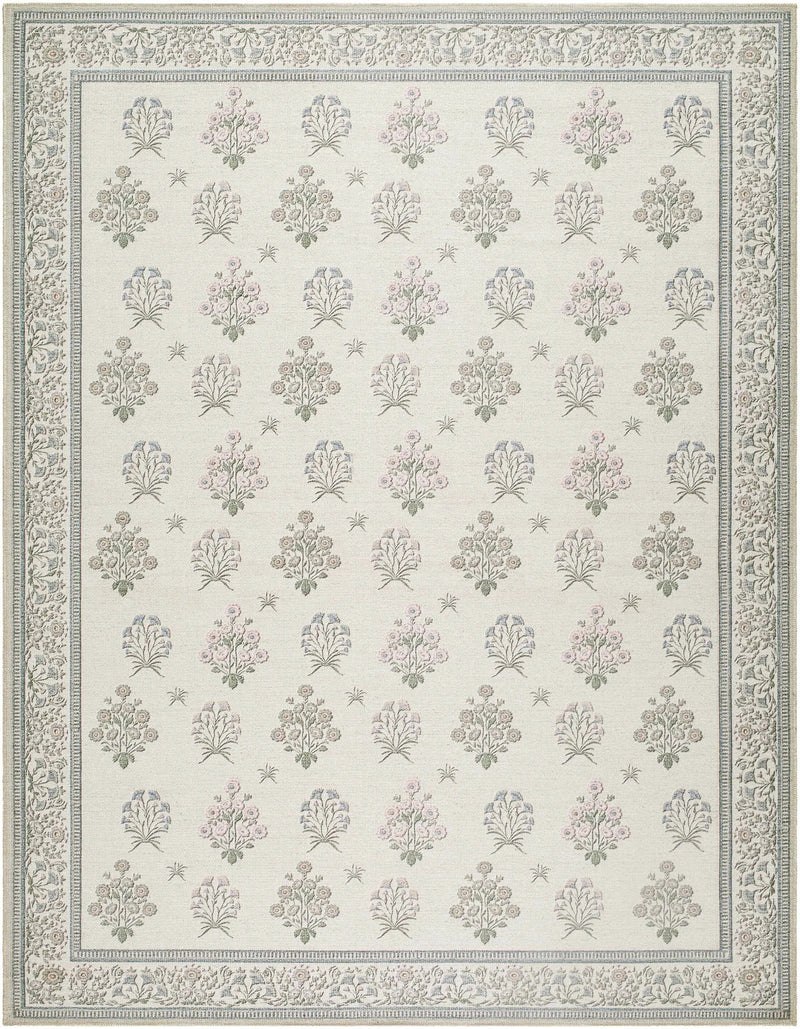 Aquene Ivory Washable Area Rug by Boutique Rugs