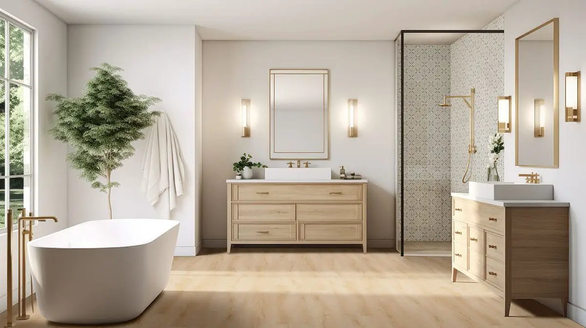 Zaria Elora Matte Porcelain Tiles 8x8 in a finished room