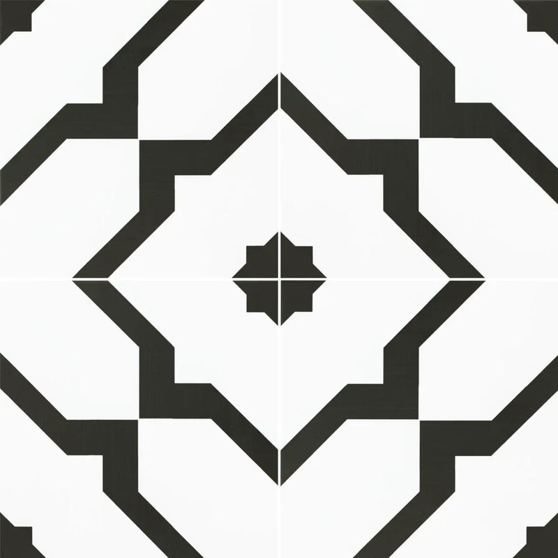 Zaria Gia Matte Porcelain Tiles 8x8 close up