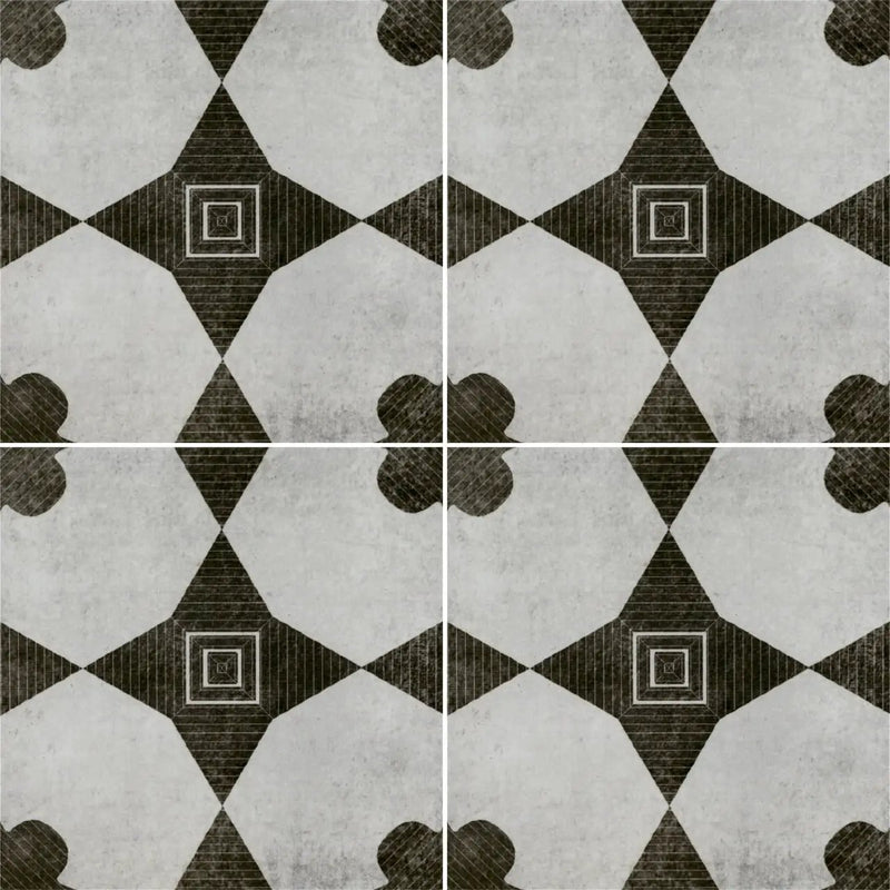 Zaria Sakura Matte Porcelain Tiles 8x8 close up