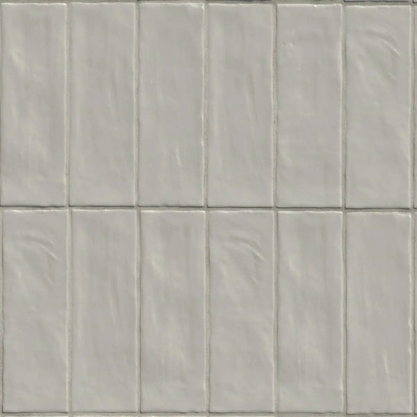 Zest Aloe Tile 4x4 Satin Ceramic Mosaics 2.5x8