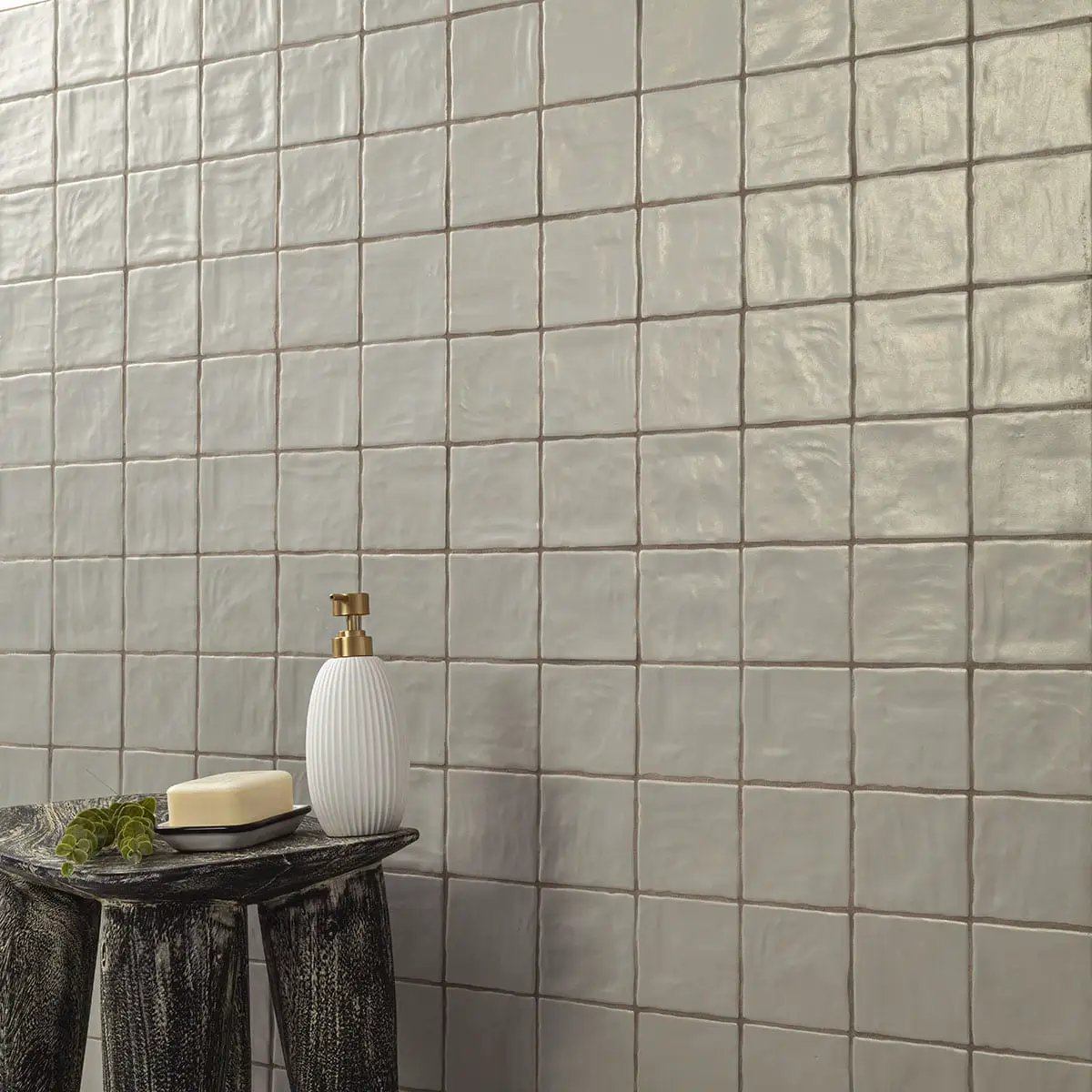Zest Aloe Tile 4x4 Satin Ceramic Mosaics 2.5x8 by MSI Surfaces