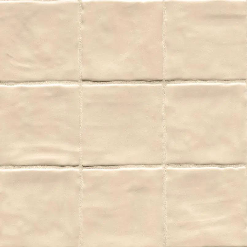 Zest Sand Tile 4x4 Satin Ceramic Mosaics close up