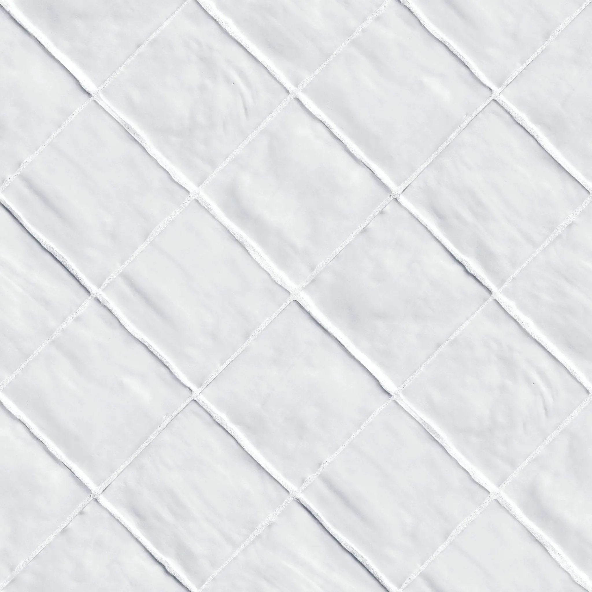Zest Star Tile 4x4 Satin Ceramic Mosaics angled view